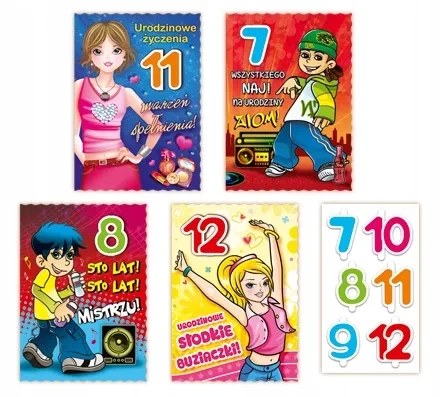 Merigraf Kartka Urodzinowa Mix