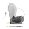 Kinderkraft FIX2GO Fotelik Samochodowy 9-36 kg Szary