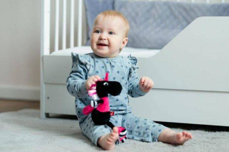 Hencz Kontrastowa Przytulanka Jednorożec Róż