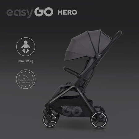Easy Go Hero Wózek Spacerowy Cloud Gray