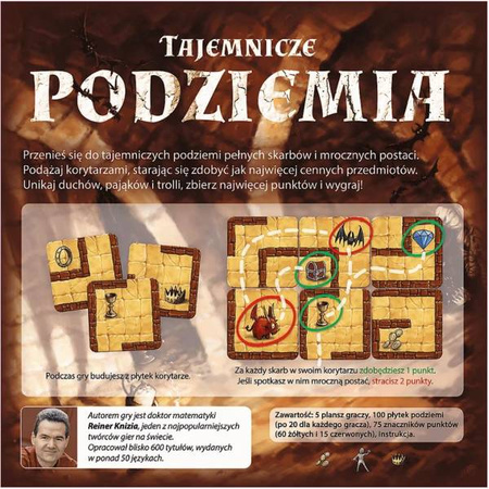 Trefl Tajemnicze Podziemia Gra Planszowa