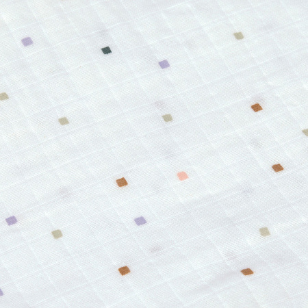 Lassig Muślinowa pieluszka otulacz z bawełny organicznej Zestaw 3 szt. 60x60cm Happy Fruits peach