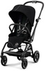 Cybex Eezy S Twist + Plus 2 Wózek Spacerowy Czarna Rama Leather Moon Black 2023