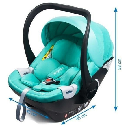 Babysafe York I-size Fotelik Samochodowy + Baza Isofix 0-13kg  KORALOWY