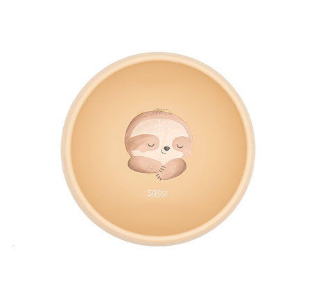 Sassi Miska silikonowa z przyssawką Leniwiec