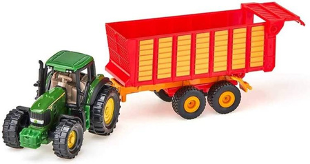 Siku Traktor John Deere Z Przyczepą Silage S1650 