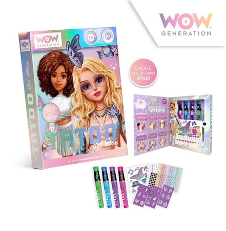 Kids Euroswan Zestaw tatuaży Wow Generation
