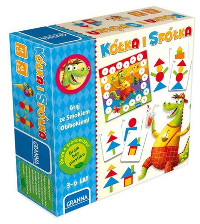 Granna Gra Edukacyjna Kółka i Spółka Smok Obibok