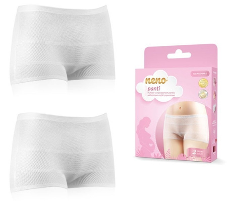 Neno PANTI Wielorazowe majtki poporodowe 2szt, rozmiar L