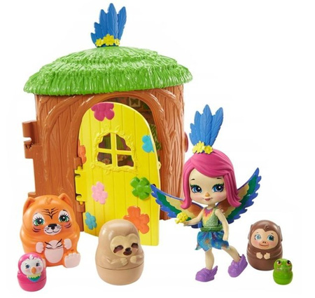 Enchantimals Peeki Parrot Domek zwierzaczki niespodzianki GTM46 GTM49