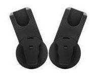 Cybex Balios S Lux Wózek Głeboko-Spacerowy Moon Black 2023 + Fotelik Cloud Z I-Size Victory Black - Ferrari + Tapicerka Letnia White + Adaptery