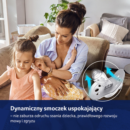 Lovi Harmony Smoczek Silikonowy Dynamiczny 18 m+ 22/908 Boy 2 Szt.