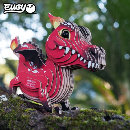Eugy Eko 3D Układanka Czerwony Smok