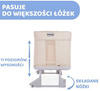 Chicco Next2Me Forever Łóżeczko Dostawne 3w1 do 22kg Moon Grey + Prześcieradło 2szt Pink Pois