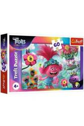 Trefl Puzzle 60 el. W Muzycznym Świece Troli