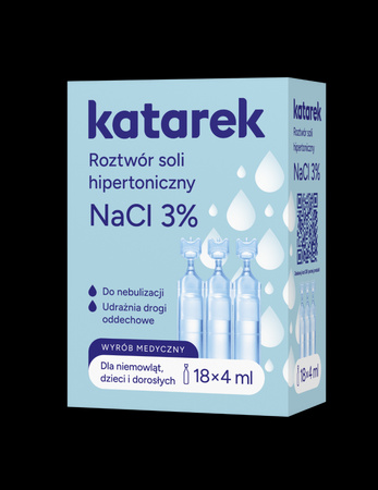 Katarek Nebulizator Kompresorowy Inhalo + Zestawy soli