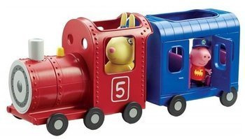 Tm Toys Peppa Pociag Z Wagonikiem + Figurki