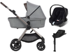 Anex IQ Premium New Transfarmation Wózek Głęboko-Spacerowy Pure + Cybex Aton B2 i-Size Fotelik Samochodowy 0-13kg + Baza One Volcano Black