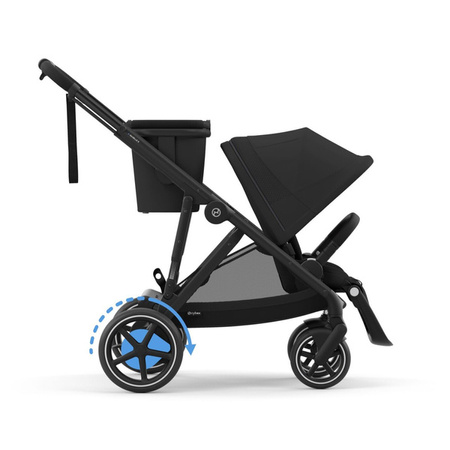[OUTLET] Cybex E-Gazelle S Wspomagany Wózek Głęboko-Spacerowy Rok Po Roku Moon Black