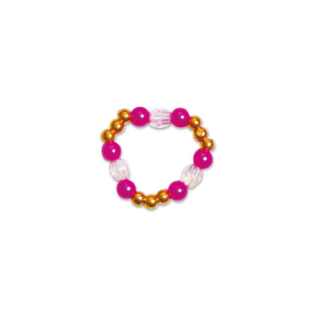 Janod Zestaw kreatywny do tworzenia biżuterii Pierścionki z koralików 7+