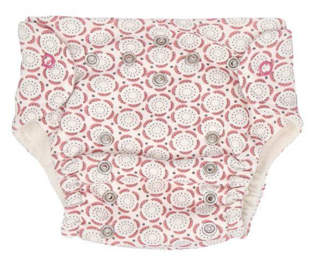 Mamatti Pielucha Wielorazowa + 2 Wkładki Jasny Róż Rozeta PW4356 