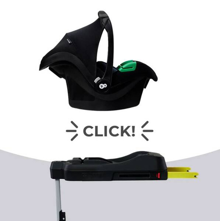 Kinderkraft Mink Pro I-Size Fotelik Samochodowy 0-13kg Czarny