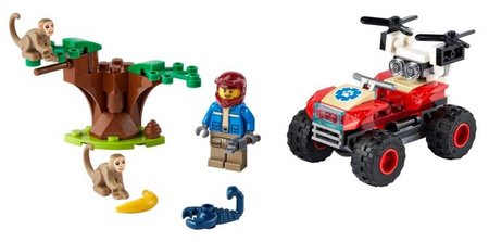 Lego Klocki Quad Ratowników Dzikich Zwierząt 60300