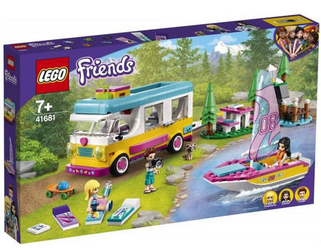 Lego Friends Leśny Mikrobus Kempingowy i Żaglówka