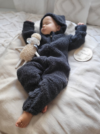 Zaffiro Nevada Kombinezon Wełniany Dla Dzieci 74/80 Anthracite