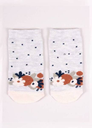 Yoclub! Skarpety Wzorzyste Dziewczęce 3-6 m
