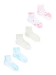 Yo!Club Skarpety Stopki Dwukolorowe Tie Dye Unisex Rozmiar 35 - 38 Mix Kolorów