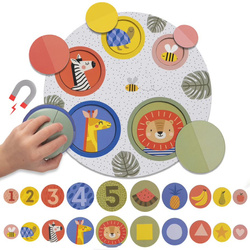 Taf Toys Puzzle Magnetyczne A Kuku Gra Rozwojowa z Łapaczem Magnesów