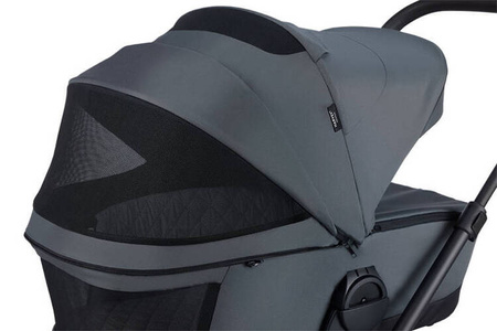 Easywalker Harvey 5 Premium Gondola Do Wózka z Osłonką Przeciwdeszczową Mineral Grey