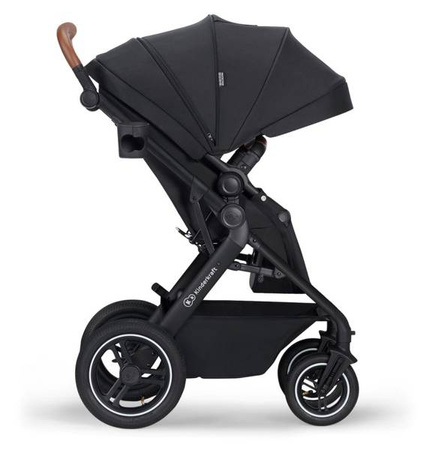 Kinderkraft B-Tour Wózek Głęboko-Spacerowy + Fotelik 0-13 kg Zestaw 3w1 Czarny