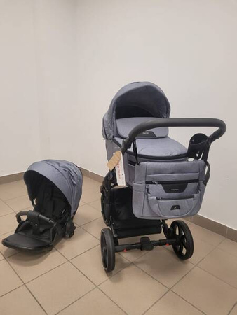 [OUTLET] Adamex Zico New Wózek Głęboko-Spacerowy 2w1 Szary TK-60
