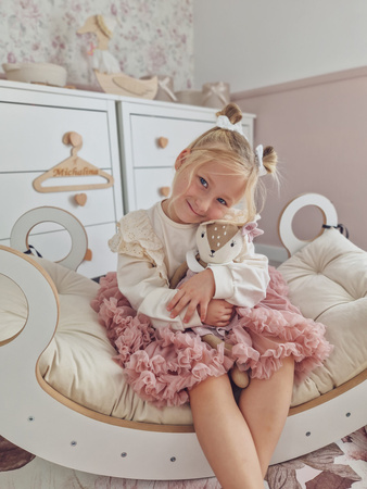 GUGI Bujak Montessori XL Drewniany + Ścianka Wspinaczkowa / Zjeżdzalnia