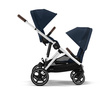 Cybex Gazelle S Wózek Spacerowy Rama Srebrna Ocean Blue