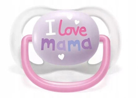  Avent Smoczek Uspokajający Ultra Air Girl 0-6M 080/02
