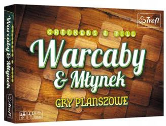 Trefl Gra Warcaby Młynek De Luxe 01681