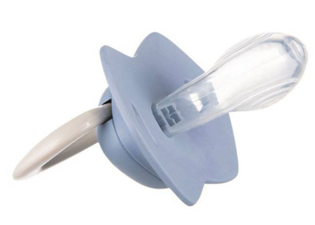 Canpol Babies Smoczek Silikonowy Symetryczny Pure Color  6-18m 2szt. 22/656_blu Blue