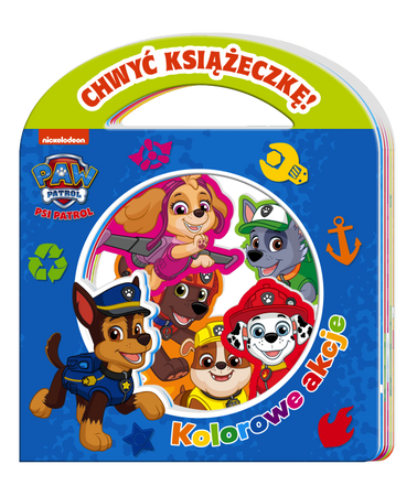 Media Service Zawada, Psi Patrol Chwyć Książeczkę Kolorowe akcje.