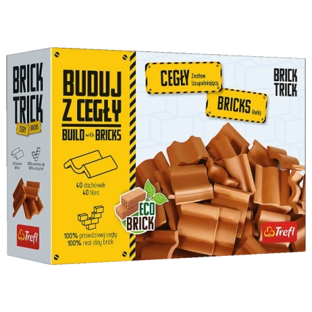 Trefl Brick Trick Cegły Dachówki 40 sztuk