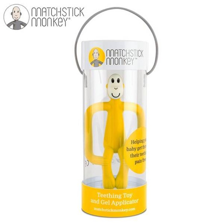 Matchstick Monkey Gryzak Masujący ze Szczoteczką Yellow