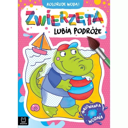 Aksjomat Malowanka Koloruję Wodą! Zwierzęta Lubią Podróże. 