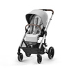 Cybex Balios S Lux Wózek Głęboko-Spacerowy + Cloud G I-Size Fotelik Samochodowy 0-13kg + Osłony Przeciwdeszczowe + Adaptery Lava Grey