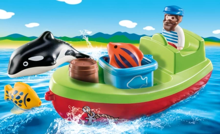 Playmobil 70183 Marynarz z łodzią rybacką