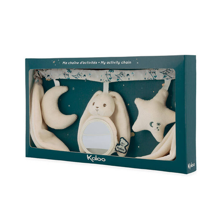 Kaloo Łańcuch do wózka wielofunkcyjny Królik kremowy Lapinoo
