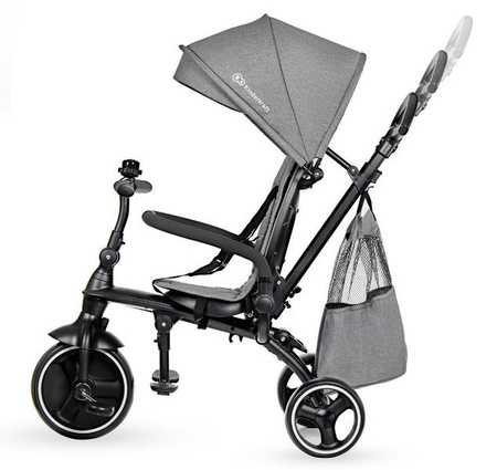 Kinderkraft Jazz Rowerek Trójkołowy Grey Melange