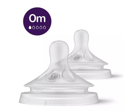 Avent Natural 3 Smoczek Responsywny do Butelki  0m+ 
