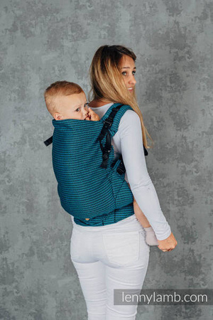 LennyLamb LennyPreschool Nosidełko Splot Tessara 100% Bawełna Tanzanit